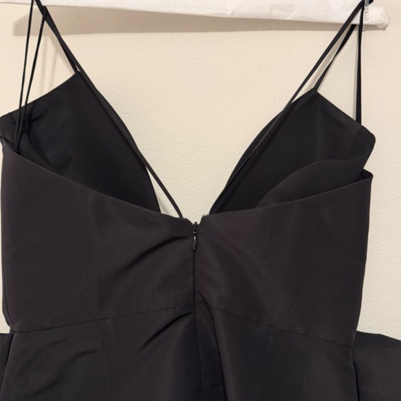 CAROLINA HERRERA - Bow-Embellished Silk-Faille Mini Dress - Picture 9 of 11